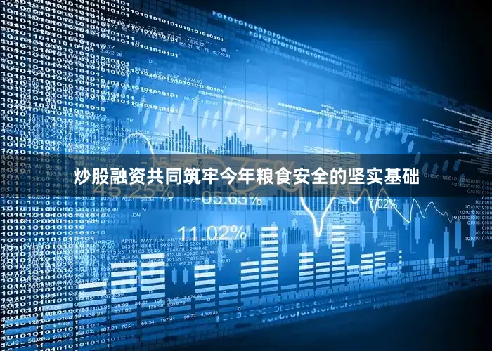 炒股融资共同筑牢今年粮食安全的坚实基础